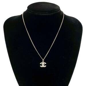 CHANEL Gold Logo Necklace